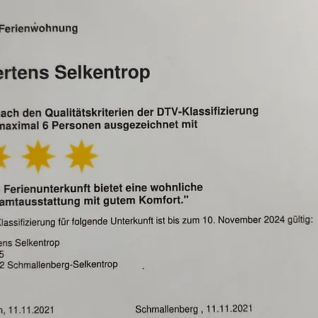 Apartment Mertens Schmallenberg